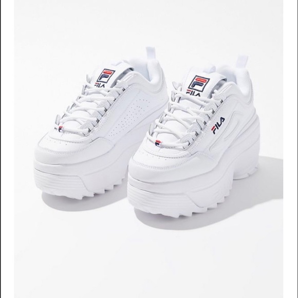 fila platform wedge